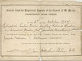 Mum's Baptismal Certificate